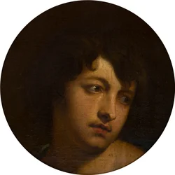 Portarit de van Dyck como París, c.1610-20 (óleo sobre lienzo)