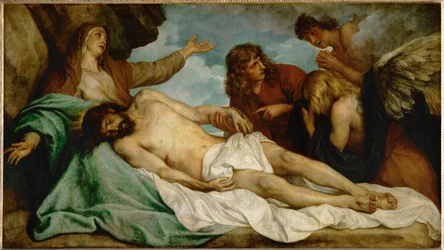 Lamentos de Cristo (óleo sobre lienzo)