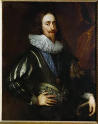 Carlos I, rey de Inglaterra, hijo de Jacobo I y Ana de Dinamarca (óleo sobre lienzo)