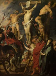 Cristo en la Cruz, "Le coup de lance