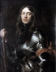 Comandante en armadura, con una bufanda roja, c1625-1627