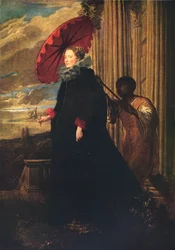Marchesa Elena Grimaldi, esposa de Marchese Nicola Cattaneo, c1623