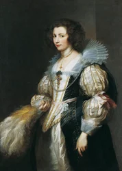 Retrato de Maria Louis de Tassis (1611-1638), hija del canónigo Antoine de Tassis