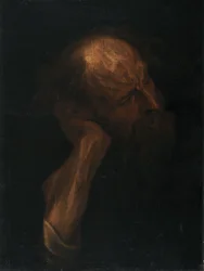 Retrato de un hombre con barba
