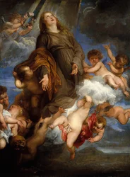 Santa Rosalía intercediendo por los apestados de Palermo