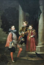 Los niños Balbi, c.1625-27 (óleo sobre lienzo)