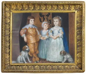 Los tres hijos mayores del rey Carlos I