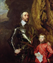 Thomas Howard, 2º Conde de Arundel, con su nieto Thomas, luego 5º Duque de Norfolk, 1635-36