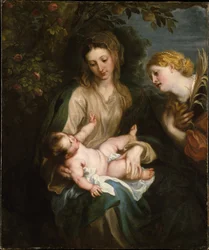 Virgen con el Niño y Santa Catalina de Alejandría
