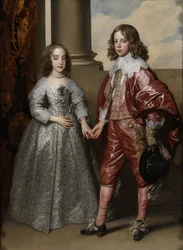 Guillermo II, Príncipe de Orange, y su novia, María Estuardo