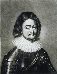 Federico V (1596-1632) Rey de Bohemia, Elector Palatino del Rin, ilustración de Retratos de Personajes Ilustres en la Historia Británica, grabado por Robert Dunkarton (1744-c.1817)