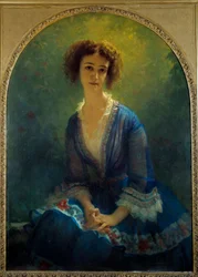 Retrato de la Condesa Eugene Pastre, de soltera Celine de Beaulaincourt
