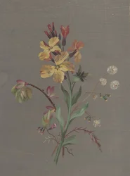 Diseño floral, ca. 1820