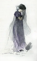 Retrato de Fanny Dillon (1785-1836) esposa del conde Bertrand compañera de Napoleón I que le siguió a Santa Elena