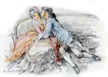 Werther besa a Carlota
