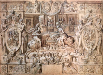 Torneo con Motivo del Matrimonio de Catalina de Medici (1519-89) y Enrique II (1519-59) en 1533