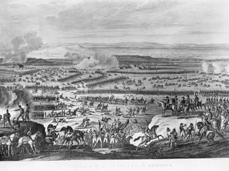 Bandos opuestos durante la Batalla de Austerlitz, 2 de diciembre