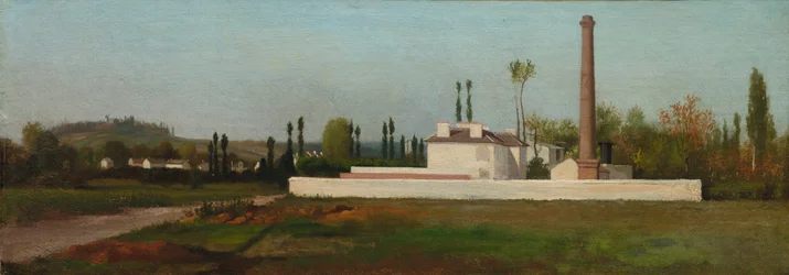 Planta industrial, c.1865-70 (óleo sobre tela)