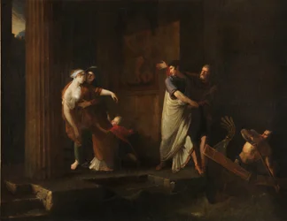 La despedida de Bruto y Porcia, 1799
