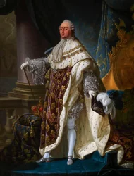 Luis XVI, en traje de coronación