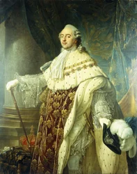 Retrato de Luis XV con ropas de estado