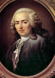 Retrato de Anne Robert Jacques Turgot (1727-1781) Ministro Pintura de Antoine Graincourt (1748-1823) Siglo XVIII Sol. 0,54x0,64 m