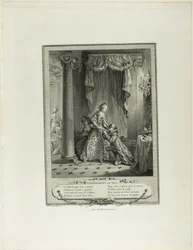 El acontecimiento del baile, de Monument du Costume Physique et Moral de la fin du Dix-huitième siècle