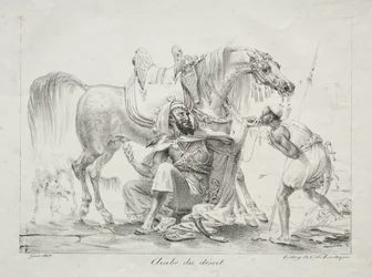 Árabe del desierto, 1817