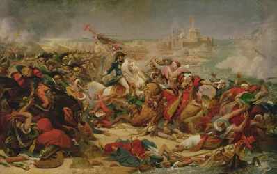 Murat Derrotando al Ejército Turco en Aboukir el 25 de julio de 1799, c.1805