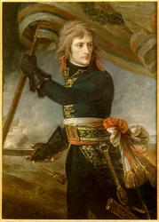 Napoleón Bonaparte en el puente de Arcole