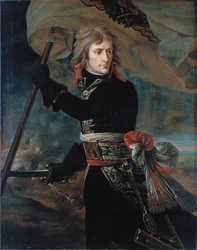Napoleón Bonaparte en el puente de Arcole