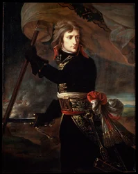 Napoleón Bonaparte en el puente de Arcole, 1797