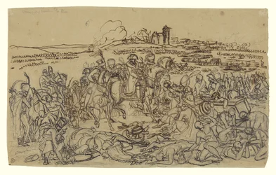Napoleón en el campo de batalla de Eylau