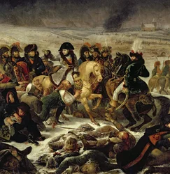 Napoleón en el campo de batalla de Eylau, 9 de febrero de 1807 (detalle)