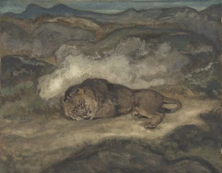 León durmiendo, 1810-75