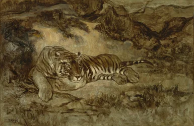 Tigre en reposo, c.1850-70