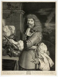 Retrato de Henri de Lorraine, Conde de Harcourt, Maestro de Caballería de Francia