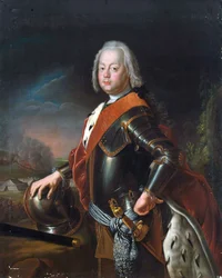 Retrato de Christian August, Príncipe de Anhalt-Zerbst, 1690-1747, 1725