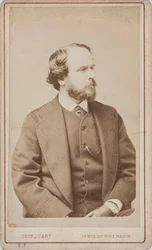 Retrato del bailarín, coreógrafo y maestro de ballet Paul Taglioni 1808-1884, ca 1860