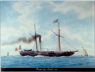 El barco amanecer