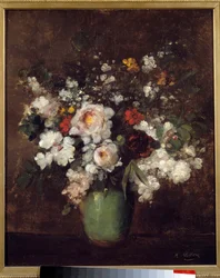 Jarrón de flores