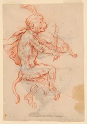 Mono tocando el violín