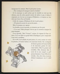 Elefantes, ilustración de "Le Petit Prince", de Antoine de Saint-Exupéry
