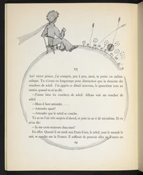 Ilustración de "Le Petit Prince", de Antoine de Saint-Exupéry