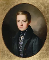 Archiduque Stephen Francis Victor 1817-1867, a la edad de 15 años, 1832