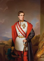Retrato del Emperador Francisco José I de Austria, 1849