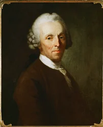 Christian Fuerchtegott Gellert, poeta y filósofo alemán (óleo sobre lienzo)