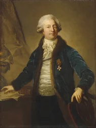 Retrato de Adrian Ivanovich Divov 1749-1814, 1790s