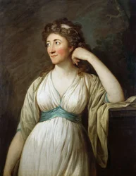 Retrato de Elisa von der Recke 1754-1833, 1795-1796