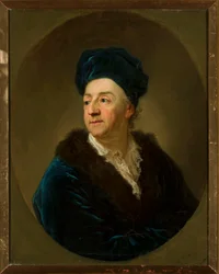 Retrato de Johann Nepomuk Schaffgotsch (1713-1775) en bata